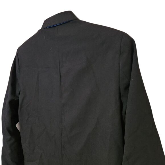 Izod Blazer for Boys Sizes 18 Black Two Front Buttons Lined - Picture 4 of 14